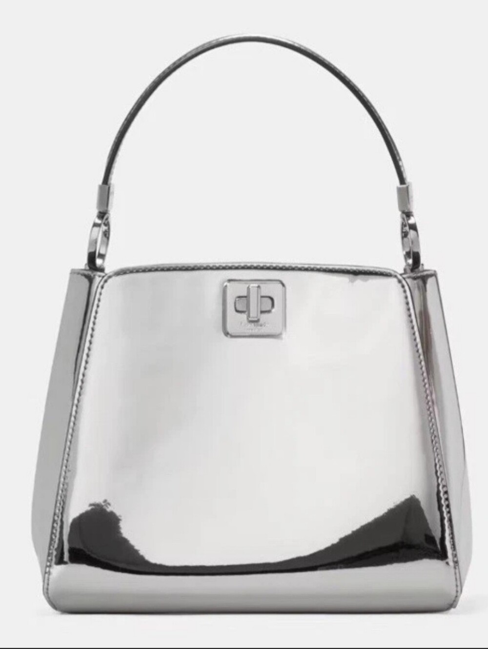 Kate Spade Silver Metallic Top-Handle Women’s Bag